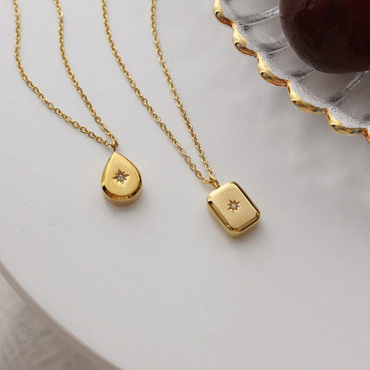 Celestial Elegance Geometric Necklace