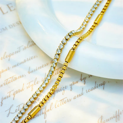 Elegant 2-in-1 Zircon Bracelet