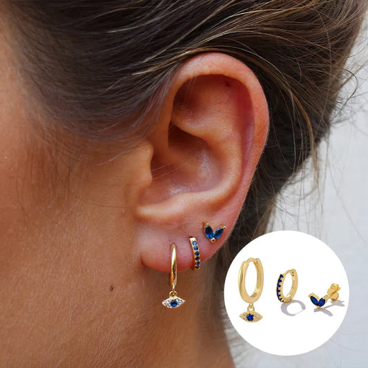 Evil Eye Stud Set