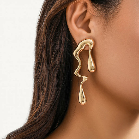 Irregular Water Drops Earrings