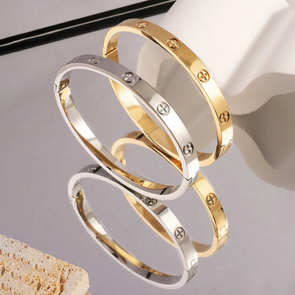 Luxurious Cross Steel Bracelet