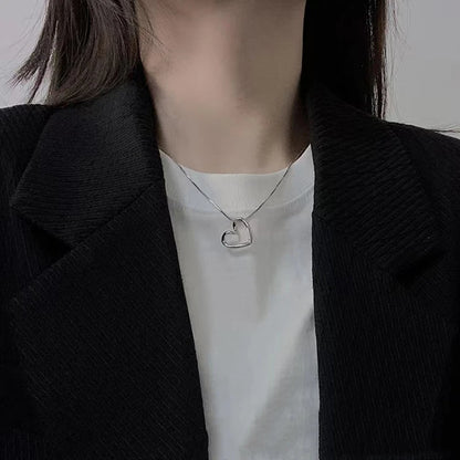 Heart Clavicle Chain Necklace