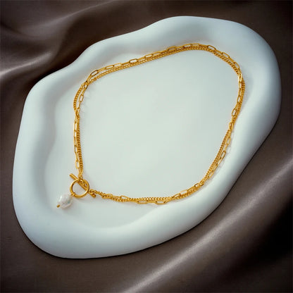 Pearl Clasp Necklace